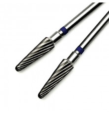 Фреза ТВС "закругленный конус", синяя насечка, d-4.0mm (ФКЗ 040-C)