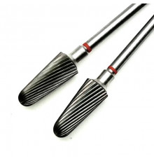 Фреза ТВС "закругленный конус", оранжевая насечка, d-6.0mm (ФКЗ 060-М)