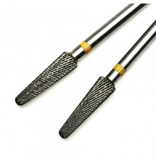 Фреза ТВС "закругленный конус", желтая насечка, d-4.0mm (ФКЗД 040-ОМ)