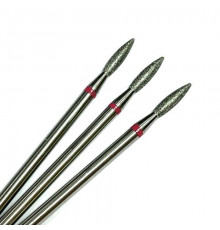 Фреза алмазная "пламя" 021 красная