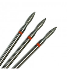 Фреза алмазная "пламя" 021 оранжевая