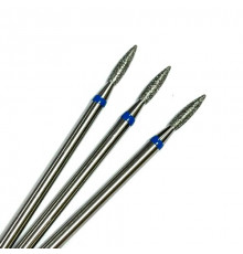 Фреза алмазная "пламя" 021 синяя