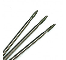 Фреза алмазная "пламя" 021 синяя с тупым концом