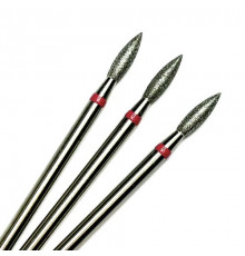 Фреза алмазная "пламя" 023 красная