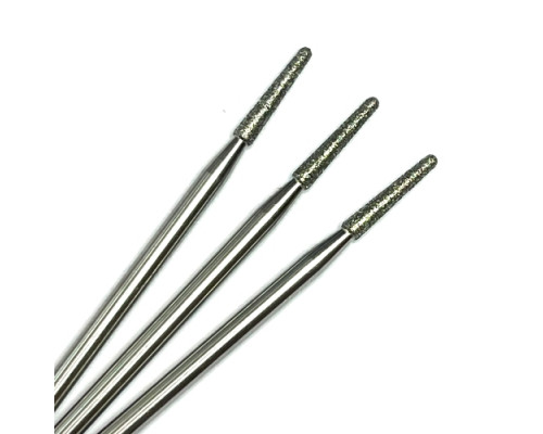 Фреза алмазная "конус закругленный" 021 синяя