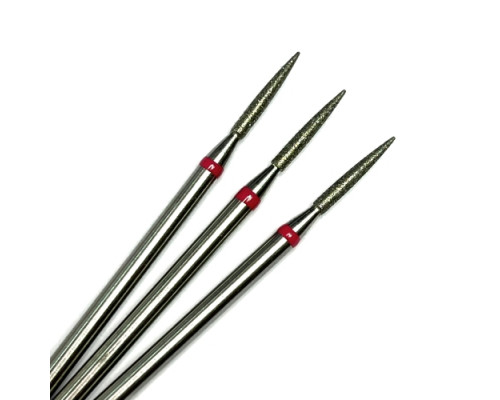 Фреза алмазная "игла" 014 красная