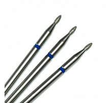 Фреза алмазная "эллипс/олива" 014 синяя