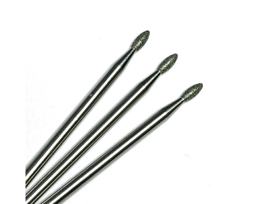 Фреза алмазная "эллипс/олива" 021 синяя