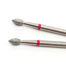 Фреза алмазная "почка" 025 красная