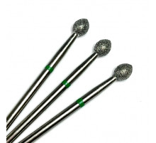 Фреза алмазная "почка" 040 зеленая