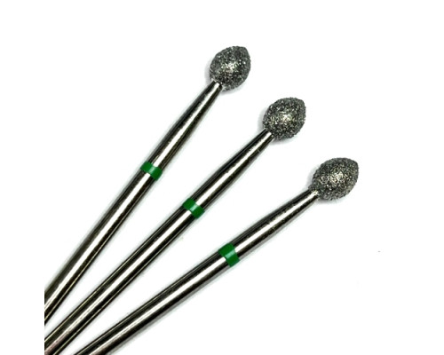 Фреза алмазная "почка" 040 зеленая