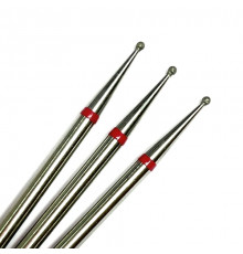 Фреза алмазная "шар" 010 красная