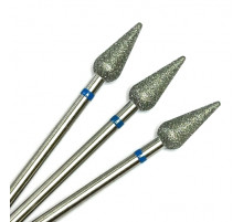 Фреза алмазная "конус/капля" 050 синяя