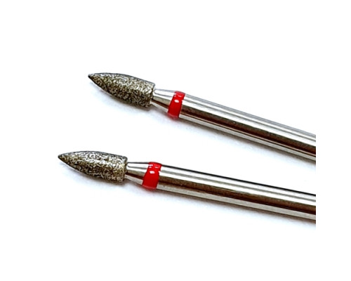 Фреза алмазная "пуля" 023 красная