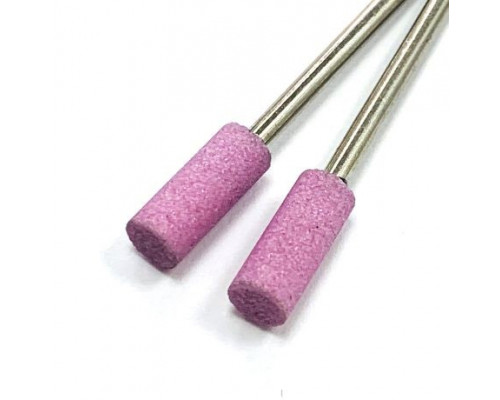 Корундовая фреза "цилиндр" розовая, D=5 мм