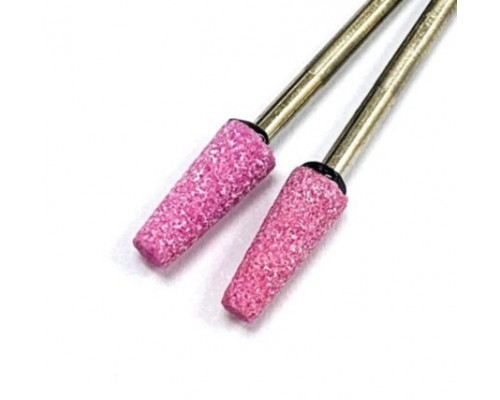 Корундовая фреза "усеченный конус" розовая, D=5 мм