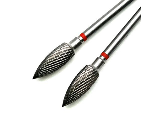 Фреза ТВС "пламя", оранжевая насечка, d-5.0mm