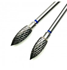 Фреза ТВС "пламя", синяя насечка, d-5.0mm