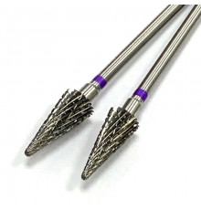 Фреза ТВС "елочка", сиреневая насечка, d-6.0mm (ФКЕТ-060)