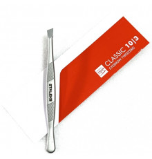 Пинцет для бровей "Staleks Classic 10/3" скошенный