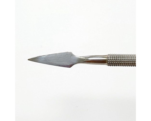 Пушер фирменный двусторонний "прямоугольная лопатка + пика"