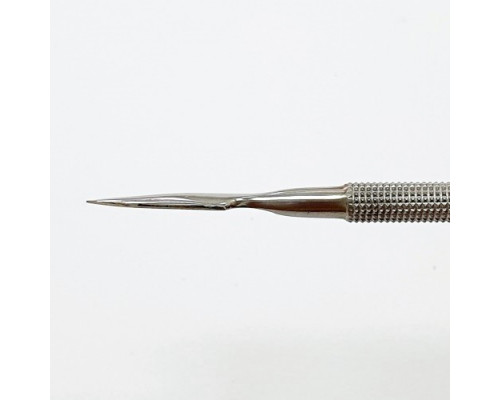 Пушер фирменный двусторонний "прямоугольная лопатка + пика"